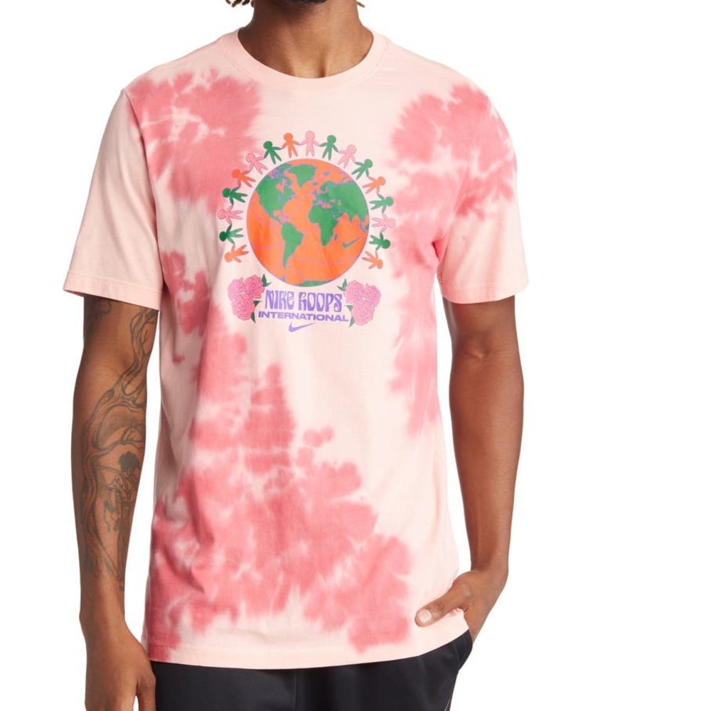 Nike Men's Hoops Tie Dye Graphic Tee